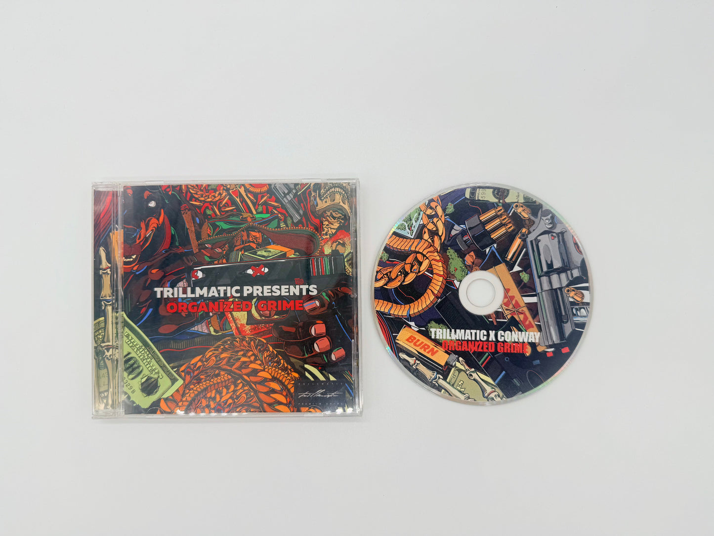 "Organized Grime" feat. Conway The Machine Glass Mastered CD w/ alternate cover