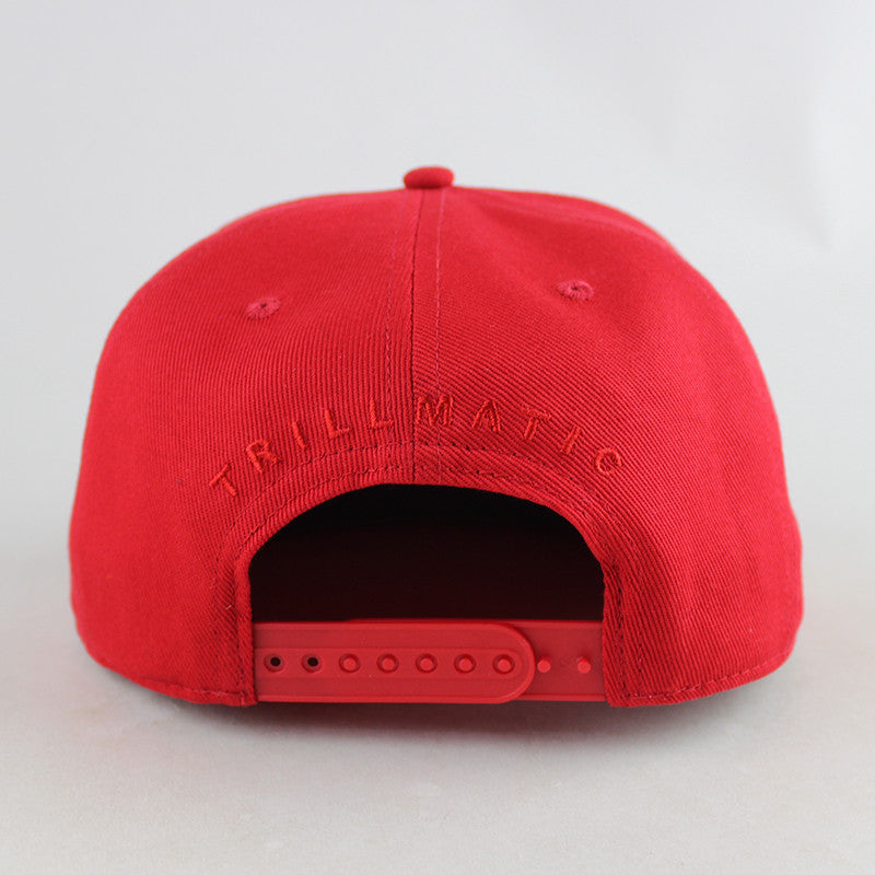 "Russian Gold" Red w/ Suede Snapback Hat