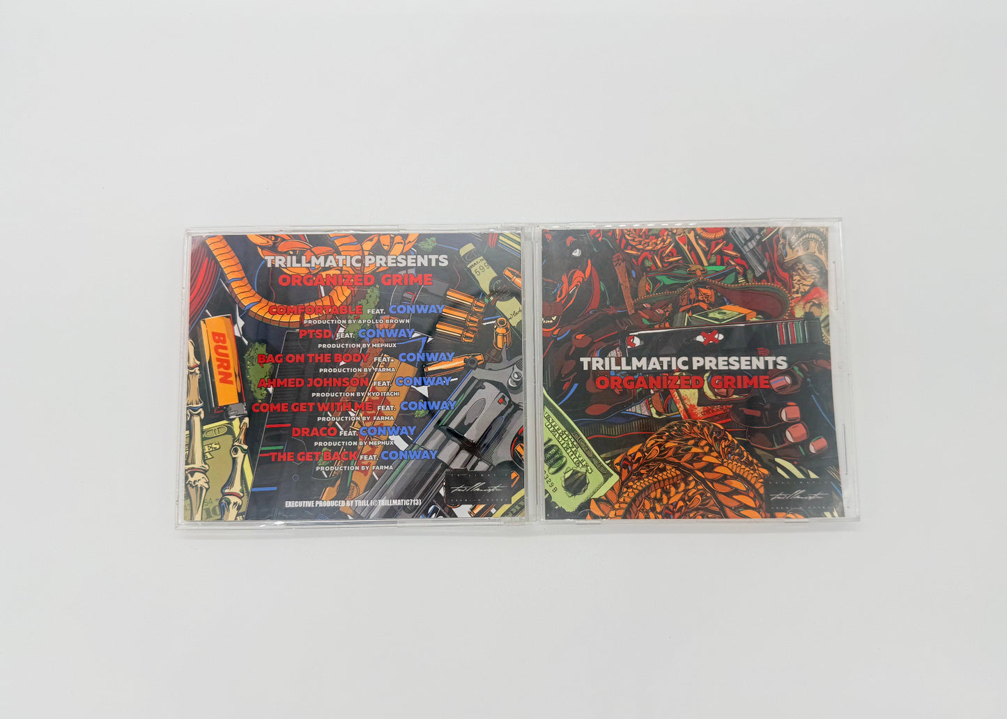 "Organized Grime" feat. Conway The Machine Glass Mastered CD w/ alternate cover